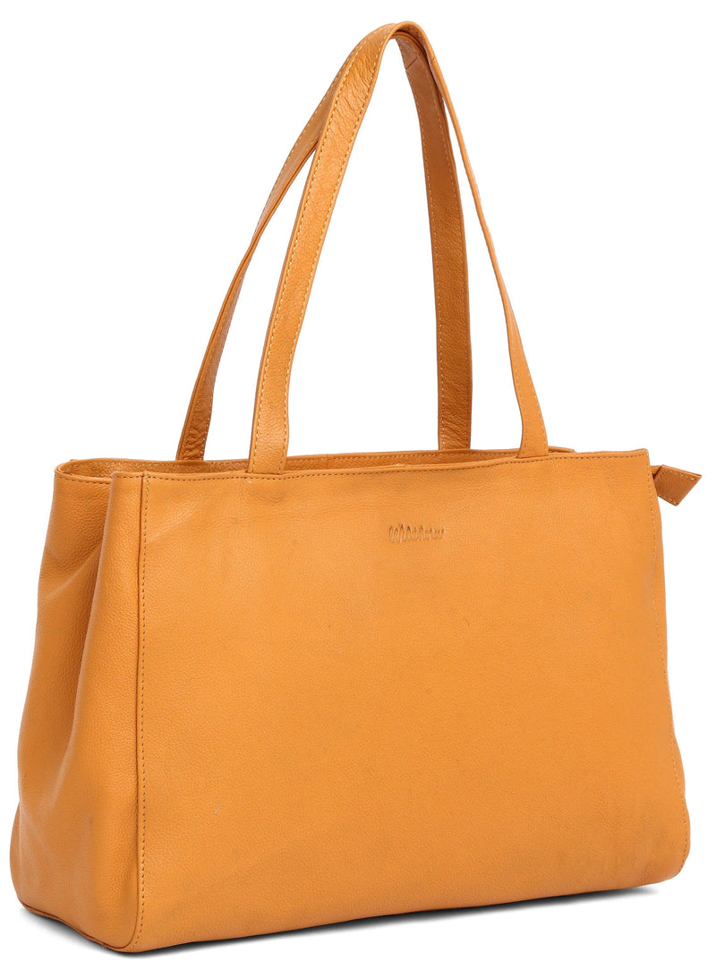 WildHorn® Upper Grain Genuine Leather Ladies Shoulder Bag| Shopping Bag for Girls & Women - WILDHORN