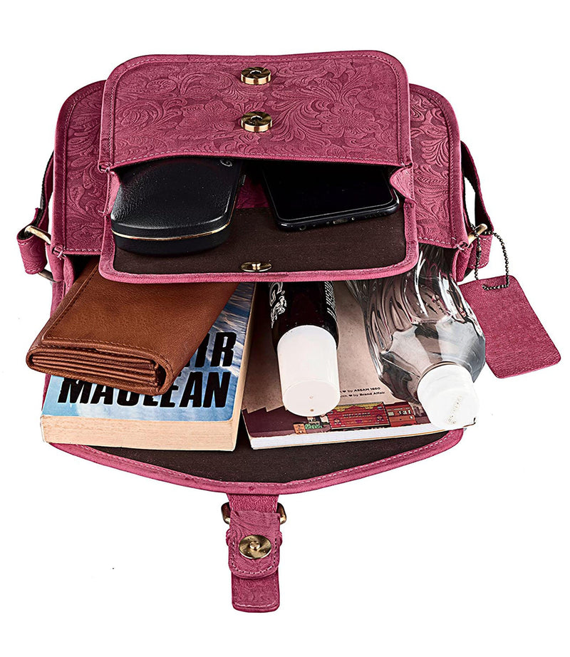 WILDHORN® Crossbody Bags for Women-Premium Leather Vintage Fashion Purse with Adjustable Strap - WILDHORN