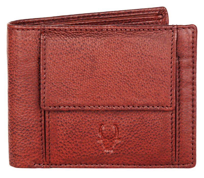 WILDHORN Top Grain Leather Wallet for Men I | Ultra Strong Stitching | Easy Access External Pocket | Handcrafted I RFID Blocking | 6 Card Slot | 2 Cash Compartments - WILDHORN