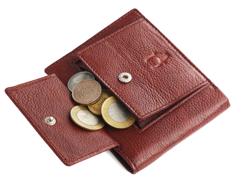 WILDHORN Top Grain Leather Wallet for Men I | Ultra Strong Stitching | Easy Access External Pocket | Handcrafted I RFID Blocking | 6 Card Slot | 2 Cash Compartments