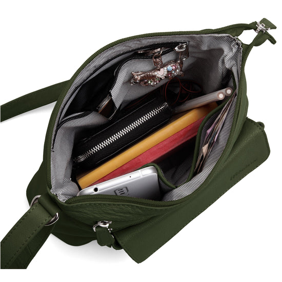 WILDHORN® Upper Grain Genuine Leather Ladies Sling Bag | Cross-body Bag | Hand Bag | Shoulder Bag with Adjustable Strap for Girls & Women - WILDHORN