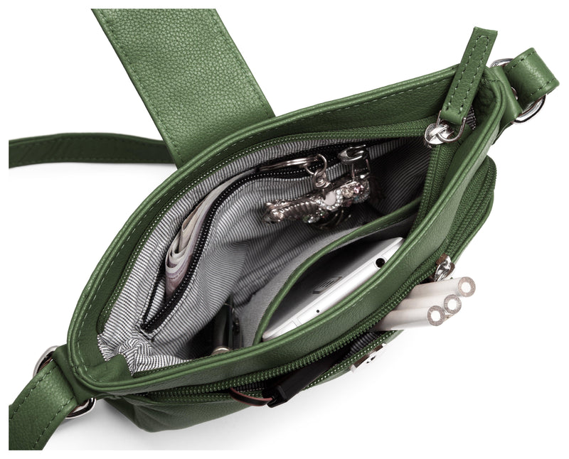WildHorn® Upper Grain Genuine Leather Ladies Sling Bag| Crossbody Bag for Girls & Women - WILDHORN