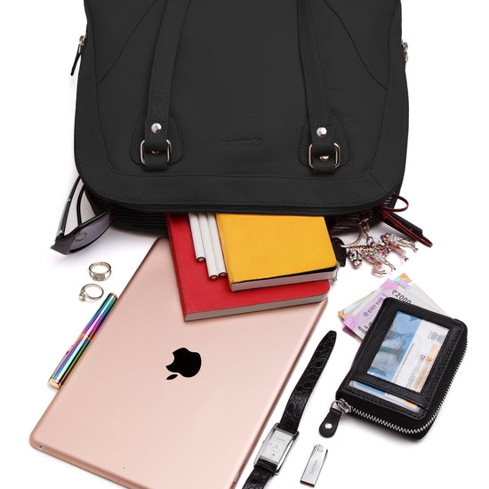 WildHorn® Upper Grain Genuine Leather  Shoulder Bag for Girls & Women. - WILDHORN