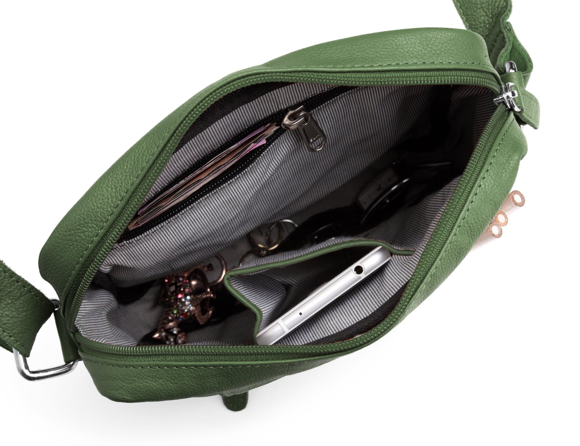 WILDHORN® Genuine Leather Ladies Sling Bag | Crossbody Bag|Shoulder Bag with Adjustable Strap for Girls & Women - WILDHORN