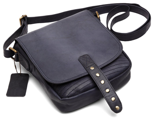WILDHORN® Leather Crossbody Bag for Women- Small Vintage Crossover Fashion Purse Long Over the Shoulder Sling For Everyday - WILDHORN