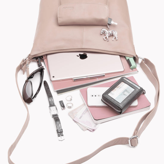 WildHorn® Upper Grain Genuine Leather Ladies Tote Bag | Shoulder Bag with Adjustable Strap for Girls & Women. - WILDHORN