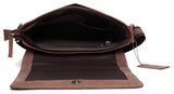 WildHorn Leather 25.4 cms Brown Messenger Bag (MB243) - WILDHORN