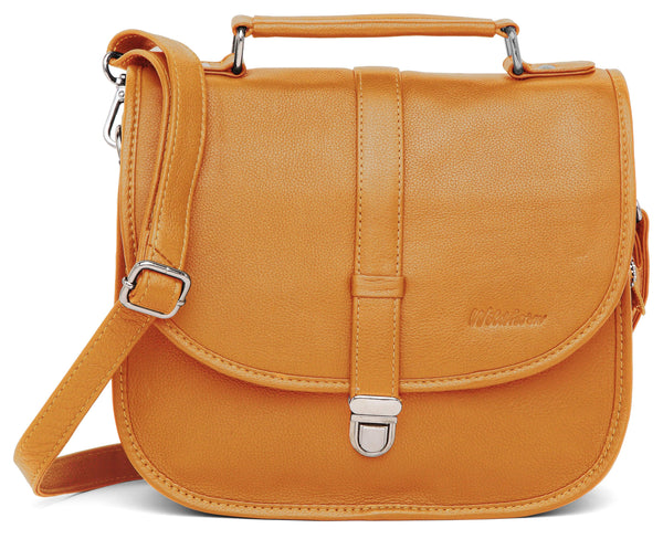 WILDHORN Genuine Leather Ladies Crossbody Bag | Hand Bag |Shoulder Bag with Adjustable Strap for Girls & Women - WILDHORN