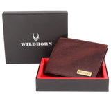 WildHorn® RFID Protected Genuine High Quality Leather Wallet for Men - WILDHORN