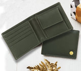 WildHorn® RFID Protected Genuine High Quality Leather Wallet & Pen Combo for Men