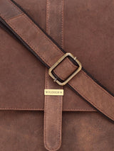 WILDHORN® 100% Genuine Leather Sling Messenger Bag for Men