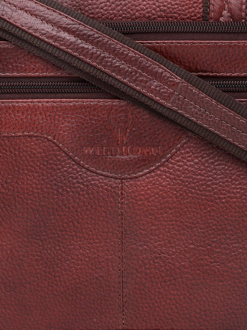 WILDHORN® 100% Genuine Leather Laptop Bag for Men