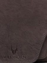 WILDHORN Leather Messenger Bag for Men I Handcrafted I Adjustable Strap I DIMENSION:L- 11 inch H-9.5 inch W- 3 inch - WILDHORN