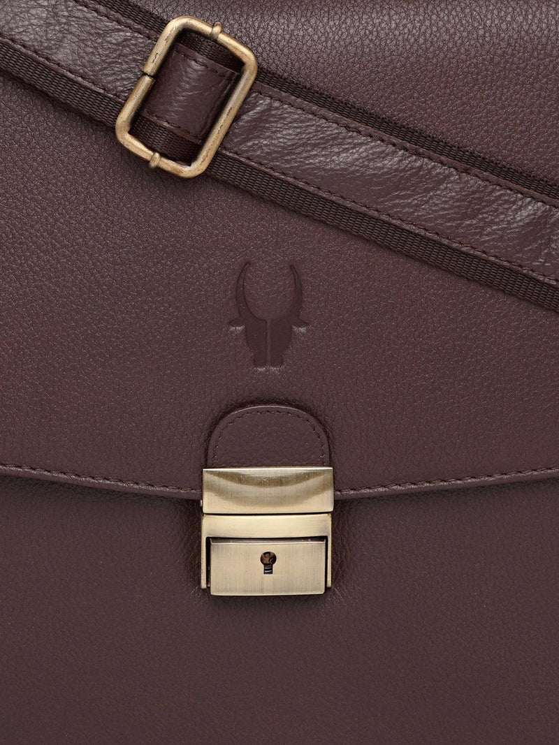 WILDHORN® 100% Genuine Leather Laptop Bag for Men