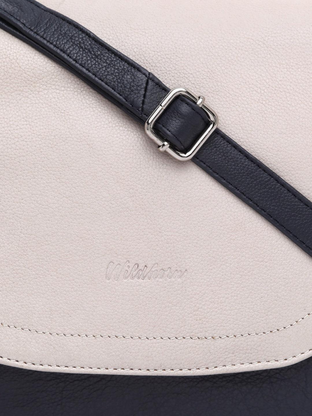 WILDHORN Modern & Stylish Cross-Body Leather Bag For Girls & Women I Leather Sling Bag I Handcrafted I Ultra Strong Stitching I- Ideal for Travelling, Parties, Weddings & Gifts - WILDHORN