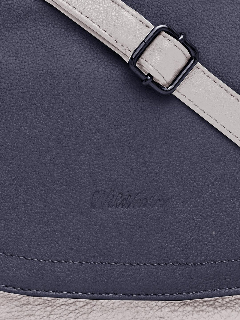 WILDHORN Modern & Stylish Cross-Body Leather Bag For Girls & Women I Leather Sling Bag I Handcrafted I Ultra Strong Stitching I- Ideal for Travelling, Parties, Weddings & Gifts - WILDHORN