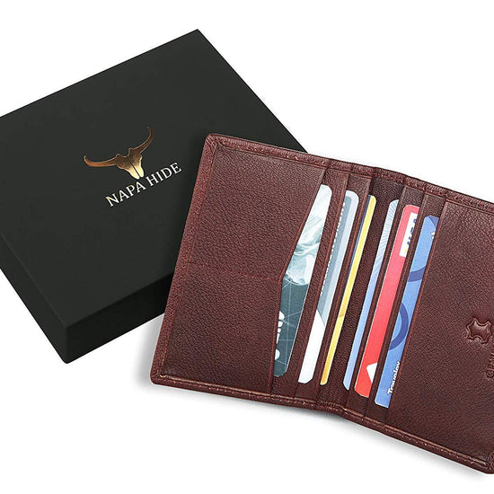 Napa Hide Brown Men's Wallet (NPCRD002 MRN) - WILDHORN
