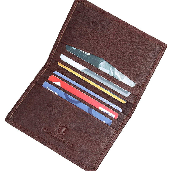 Napa Hide Brown Men's Wallet (NPCRD002 MRN) - WILDHORN