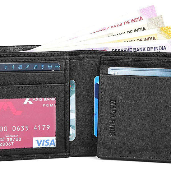 Napa Hide Black Men's Wallet (NPH0003 BLK) - WILDHORN