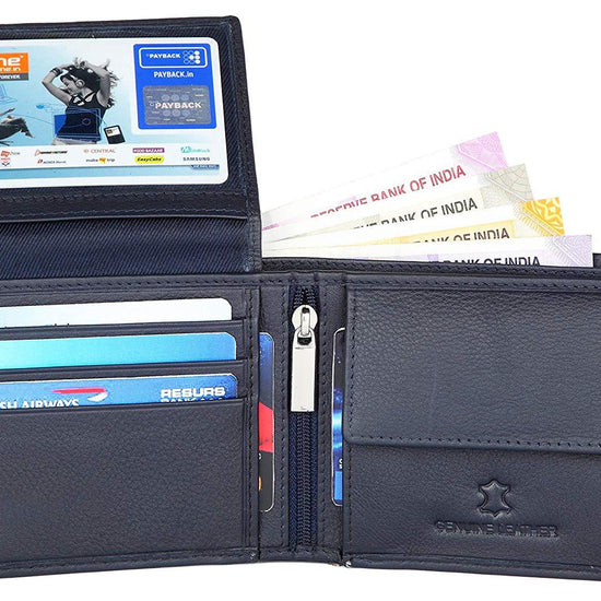 Napa Hide Blue Men's Wallet (NPH006 BLU) - WILDHORN