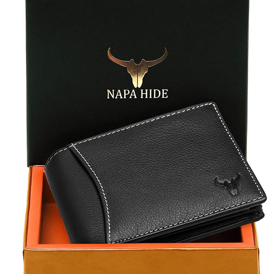Napa Hide Black Men's Wallet (NPH008 BLK) - WILDHORN