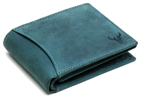 Napa Hide Blue Men's Wallet (NPH009 BLU HNTR) - WILDHORN