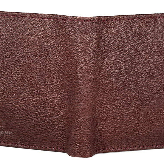 Napa Hide Brown Men's Wallet (NPH010 Maroon) - WILDHORN