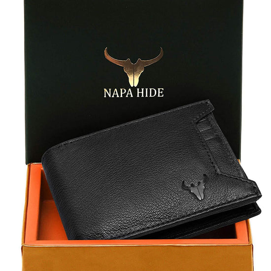 Napa Hide Black Men's Wallet (NPH011 BLK) - WILDHORN