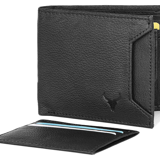 Napa Hide Black Men's Wallet (NPH011 BLK) - WILDHORN