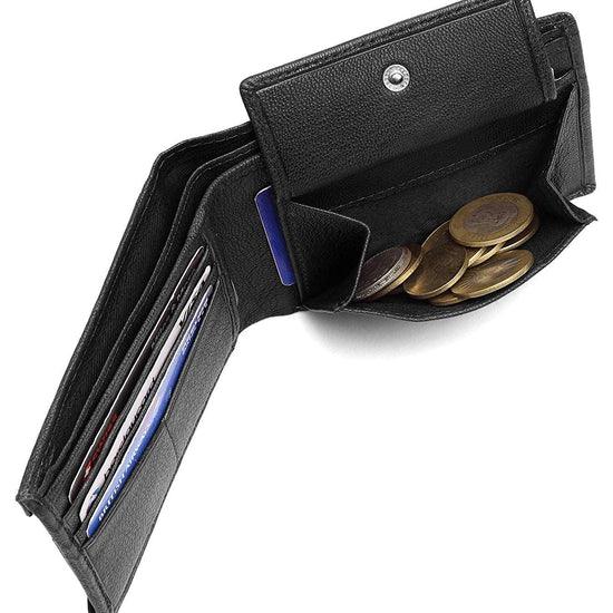 Napa Hide Black Men's Wallet (NPH011 BLK) - WILDHORN