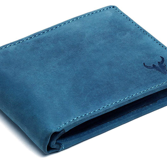Napa Hide Blue Men's Wallet (NPH013 BLU HNTR) - WILDHORN