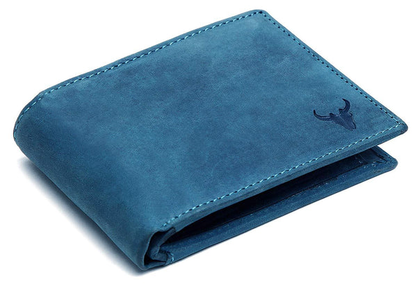 Napa Hide Blue Men's Wallet (NPH013 BLU HNTR) - WILDHORN