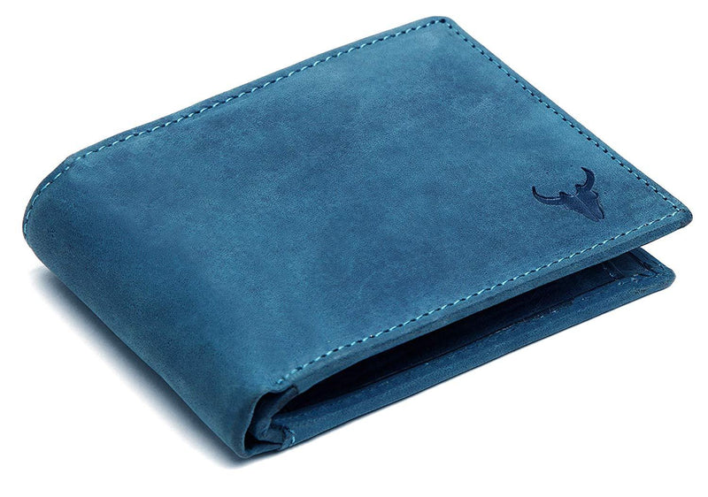Napa Hide Blue Men's Wallet (NPH013 BLU HNTR) - WILDHORN