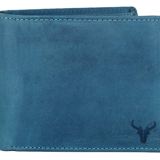 Napa Hide Blue Men's Wallet (NPH013 BLU HNTR) - WILDHORN