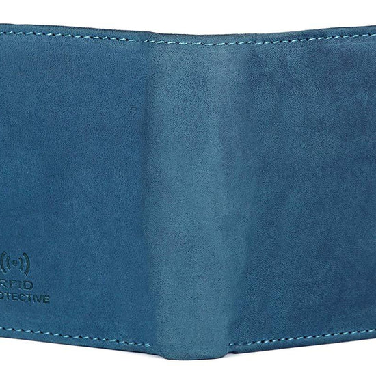 Napa Hide Blue Men's Wallet (NPH013 BLU HNTR) - WILDHORN