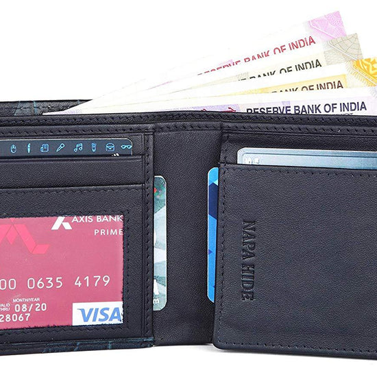 Napa Hide Men's 100% Genuine Leather Wallet & Belt Combo (NPHCOMBO001) - WILDHORN