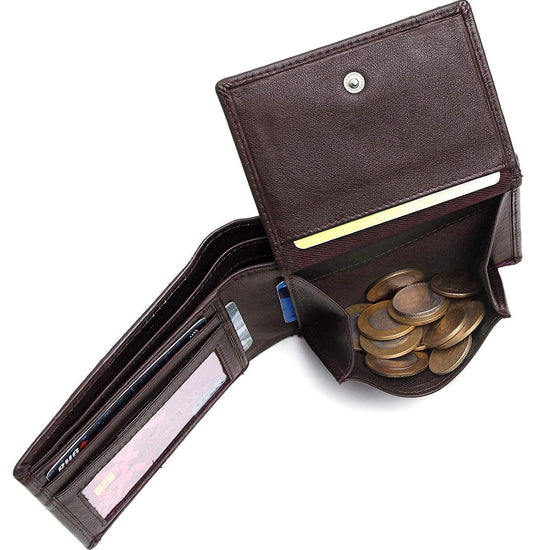 Napa Hide Men's 100% Genuine Leather Wallet & Belt Combo (NPHCOMBO002) - WILDHORN