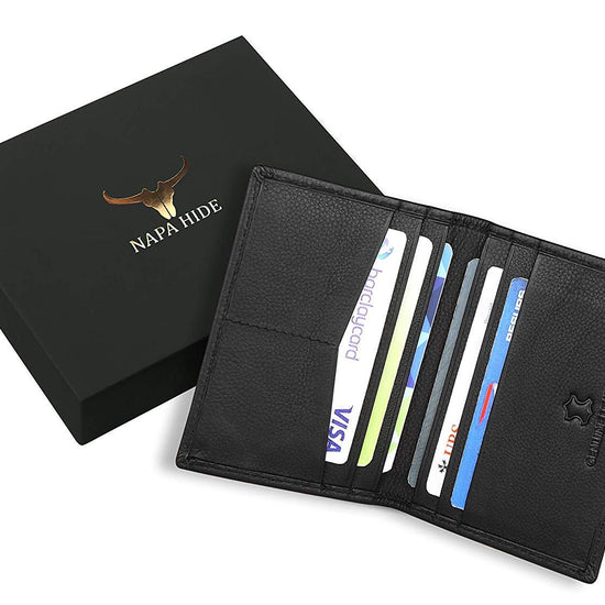 Napa Hide Black Men's Wallet (NPHCRD001 BLK) - WILDHORN