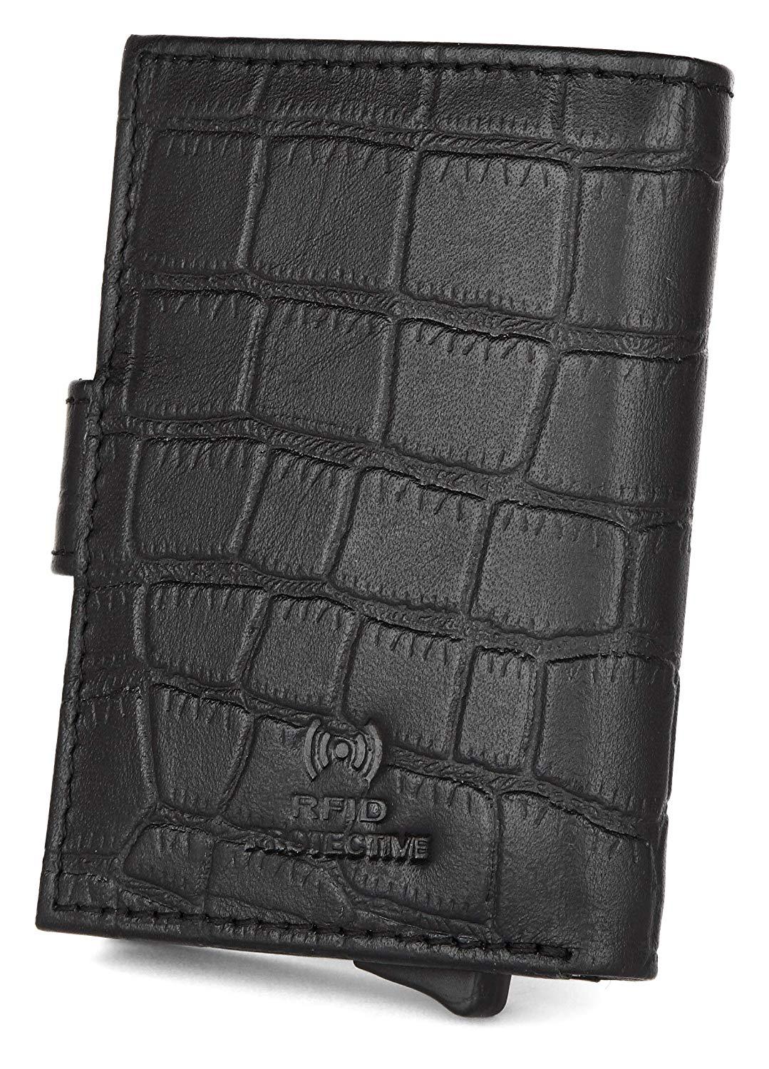 Napa Hide Black Men's Wallet (NPHCRD003 BLK) - WILDHORN