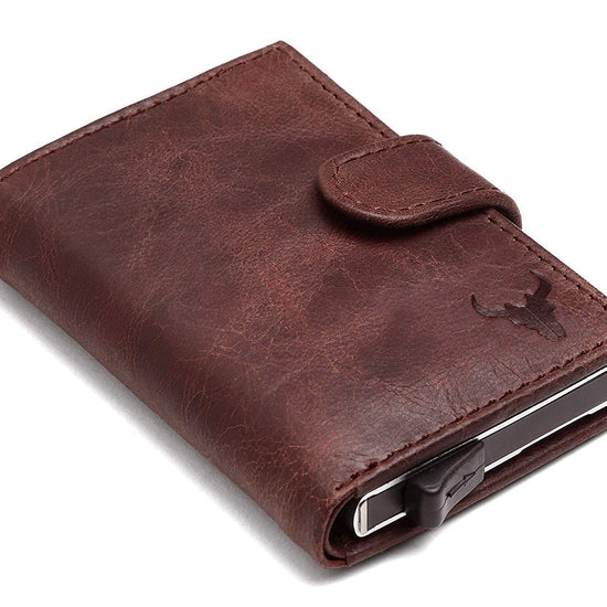 Napa Hide Brown Men's Wallet (NPHCRD004 Crackle) - WILDHORN