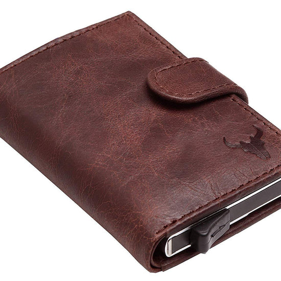 Napa Hide Brown Men's Wallet (NPHCRD004 Crackle) - WILDHORN