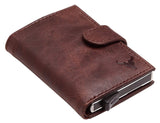 Napa Hide Brown Men's Wallet (NPHCRD004 Crackle) - WILDHORN