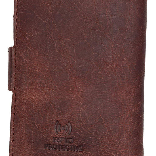 Napa Hide Brown Men's Wallet (NPHCRD004 Crackle) - WILDHORN