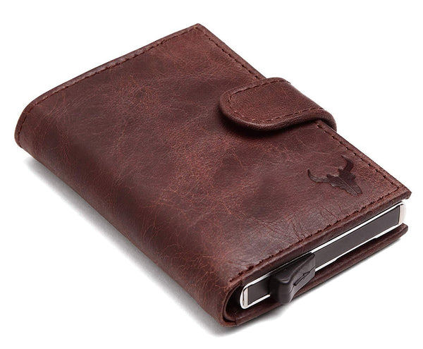 Napa Hide Brown Men's Wallet (NPHCRD004 Crackle) - WILDHORN