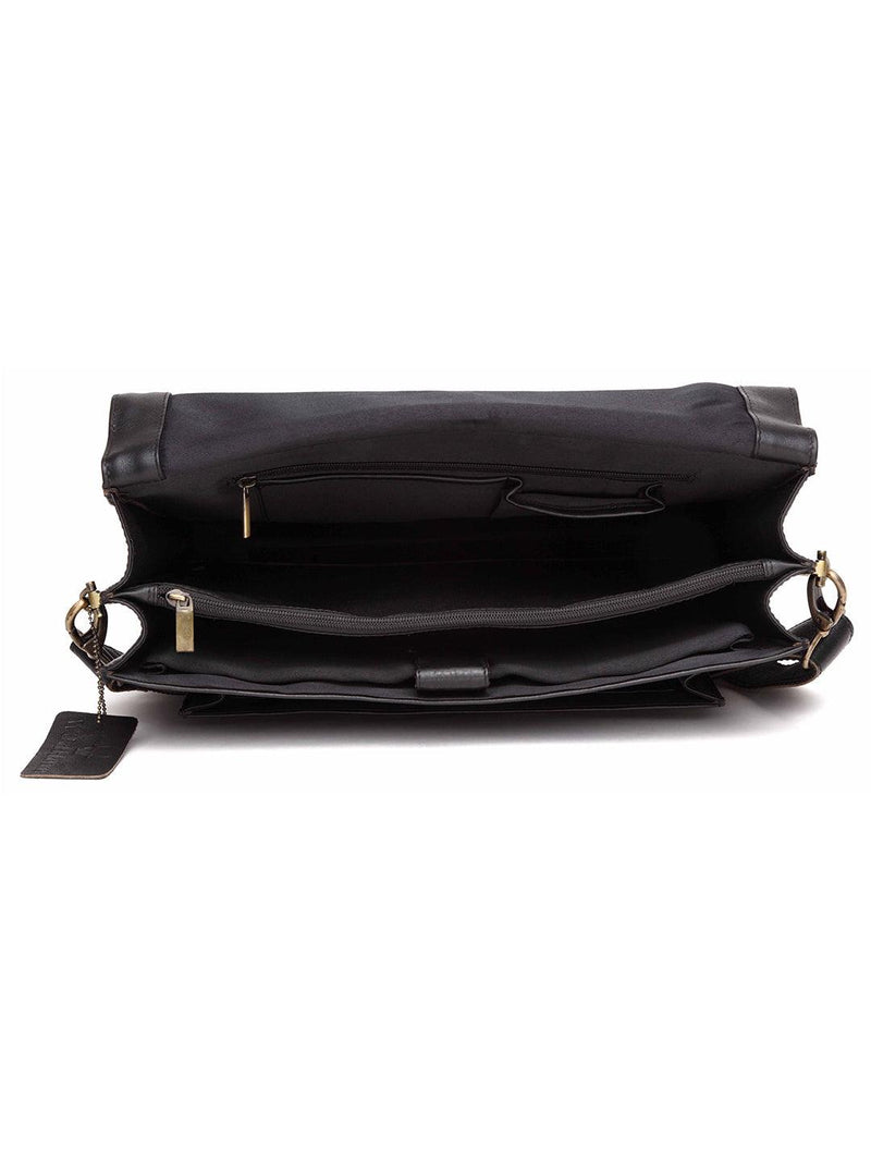 WILDHORN® 100% Genuine Leather Laptop Bag for Men