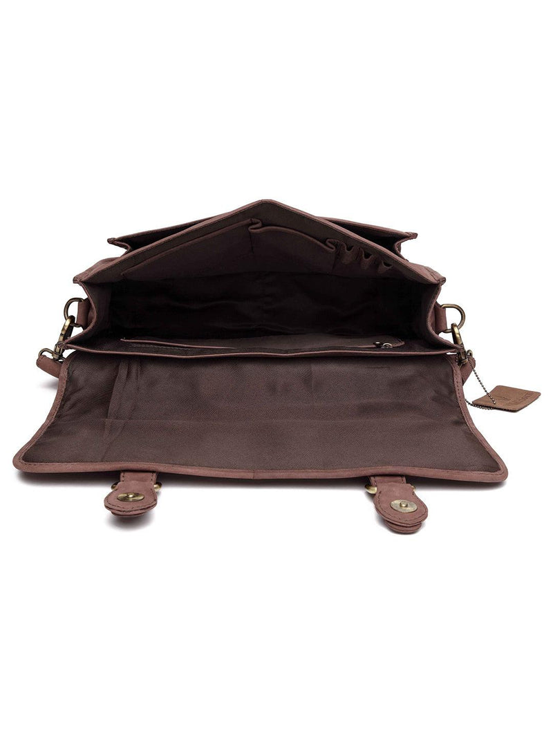 WILDHORN® 100% Genuine Leather Messenger Bag for Men