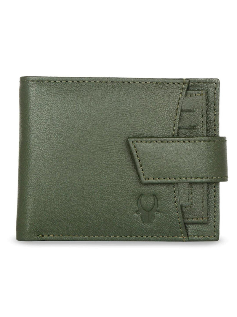 WILDHORN® RFID Protected Genuine High Quality  Leather Wallet, Keychain & Pen Combo for Men