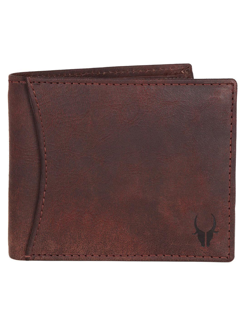 WILDHORN® RFID Protected Genuine High Quality  Leather Wallet, Keychain & Pen Combo for Men
