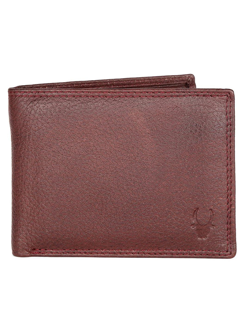 WILDHORN® RFID Protected Genuine High Quality  Leather Wallet, Keychain & Pen Combo for Men