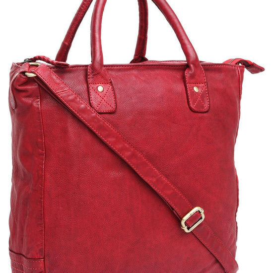 WILDHORN Leather Top Handle Satchel Tote Handbags For Girls & Women I Modern & Stylish Leather Shoulder Bag with zipper Closure I Ideal for Travelling, Parties, Weddings & Gifts - WILDHORN